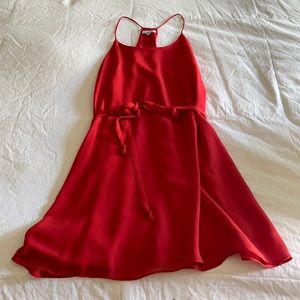 Naked zebra red dress size small